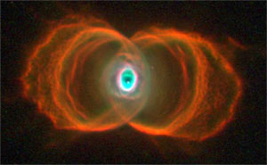 Hourglass Nebula: Hubble image